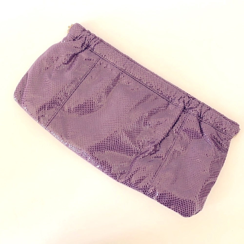 Purple Pop Out Clutch Slouchy